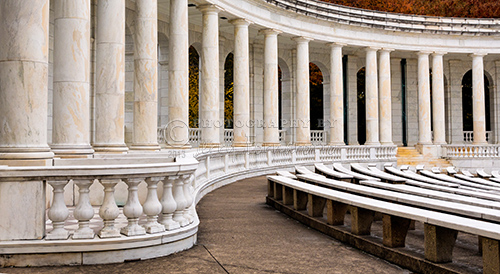 Memorial Amphitheater has been the site of numerous Memorial Day and Veterans Day ceremonies.