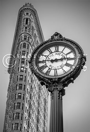 The Flatiron Building is located at the intersections of Fifth Avenue, Broadway and East Twenty-Second Street, New York City. This neighborhood of Manhattan is call the Flatiron District after this iconic building. This skyscraper was completed in 1902 and is an official "New York City Landmark". In 1979 it was added to the "National Register of Historic Places" and in 1989 to the list of "National Historic Landmark".