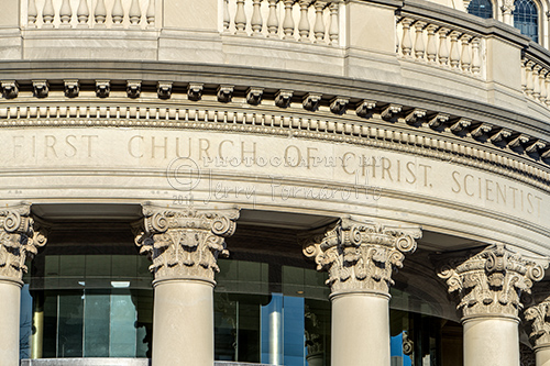 The First Church of Christ, Scientist, is located in the christian Science Center in Boston, Massachusetts.