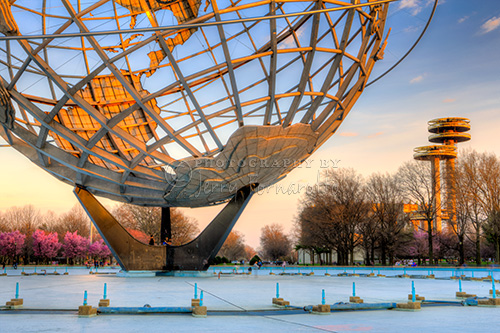 "Unisphere and Towers"