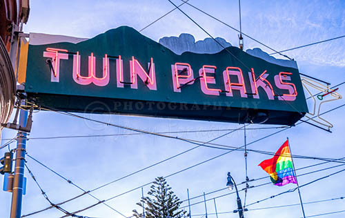 “Twin Peaks” opened in 1972 and is in the center of the Castro District of San Francisco.