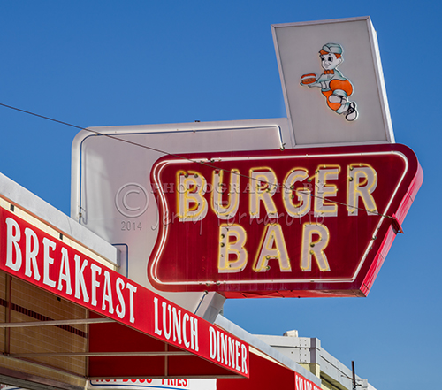 The "Burger Bar" located in downtown Bristol, Virginia. The BB is famous for its burgers and the last place Hank Williams was seen alive.