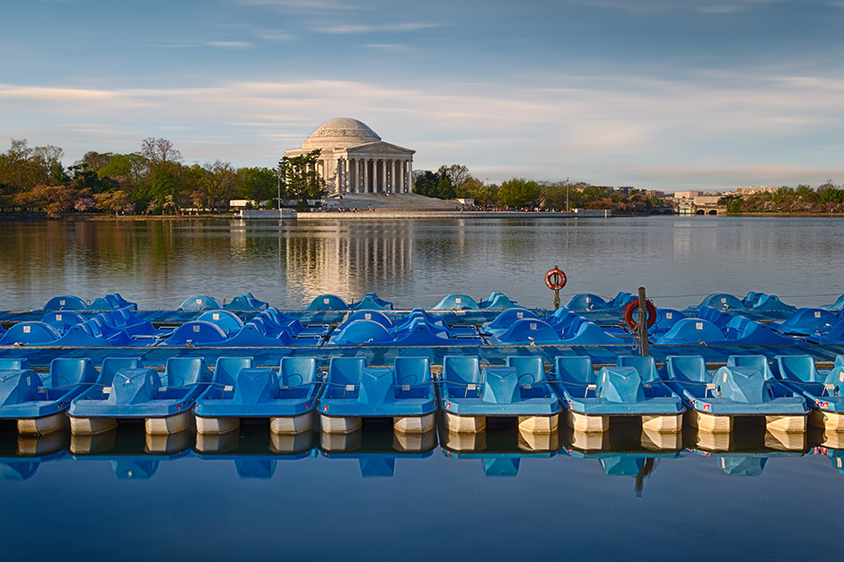 Jefferson Memorial and Paddle Boats