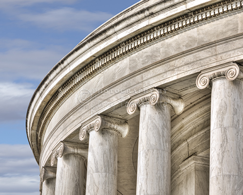 "Column Close Up Jefferson Memorial"