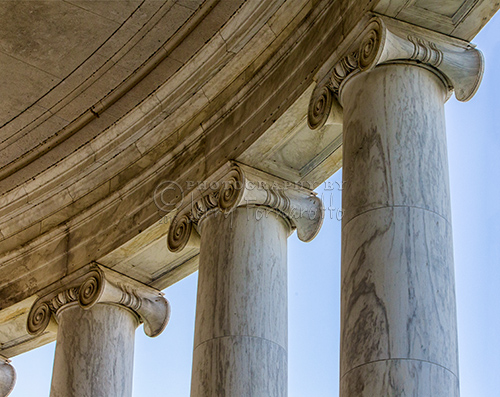 "Columns Detail Jefferson Memorial"