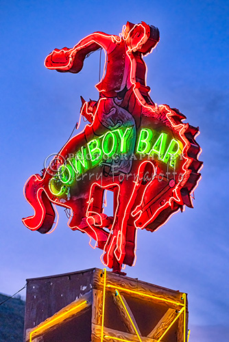 The Million Dollar Cowboy Bar in Jackson Hole, Wyoming is one of the best known bars of the west. The bar was first opened in 1937. Many country singers got their start here.