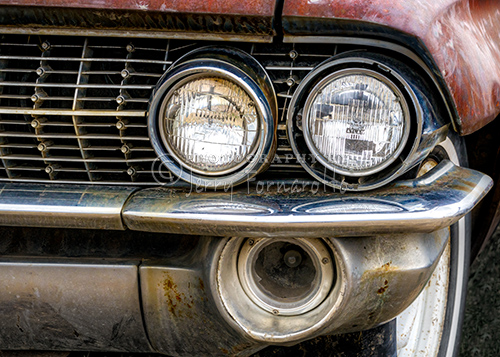 Rusty Caddy Headlight