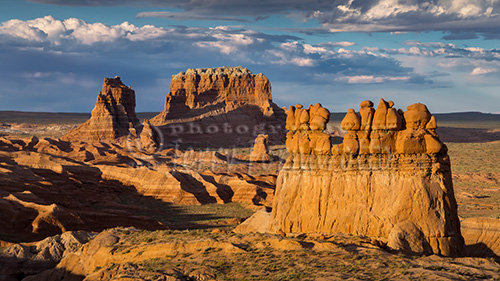 Goblin Valley State Park is located near Hanksville, Utah. It was officially designated a state park on August 24, 1964.The park has the largest concentrations of hoodoos in the world. Weathering has eroded sandstone into interesting shapes, and resemble goblins.