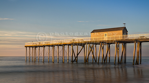 Early morning at the fishing pier, Belmar, New Jersey.