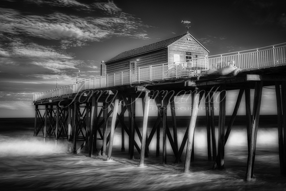 The Pier in Infrared Glow