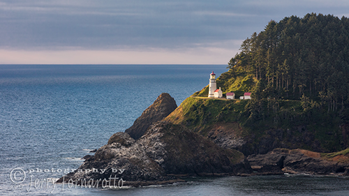 Heceta Head Lighthouse is located at Cape Cove near Florence, Oregon. The lighthouse became active on March 30, 1894.