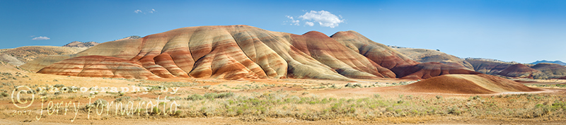 The Painted Hills are part of the John Day Fossil Beds National Monument located near Mitchell, Oregon.