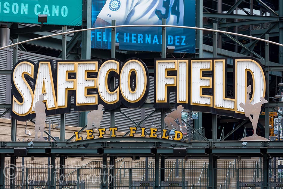 Safeco Field is sometimes called "The Safe". This baseball park is located in Seattle, Washington and is the home of the Seattle Mariners. Canon 5D MKIV, Canon 100-400mm set to 135mm, 1/400sec, f10