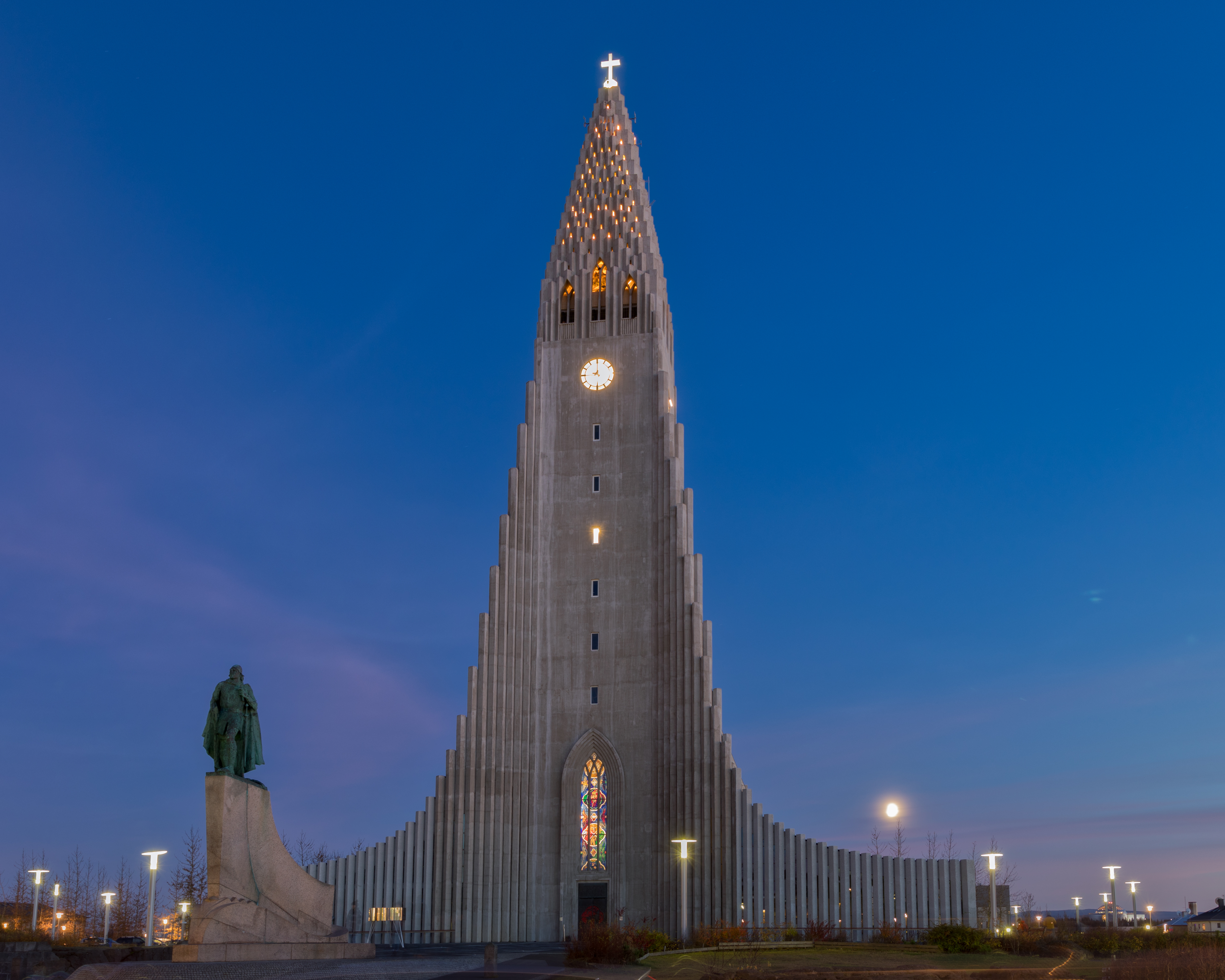 Hallgrímskirkja or the church of Hallgrimur, is a Lurtheran Church in Reykjavik, Iceland. The church is the tallest building in Icelnad.