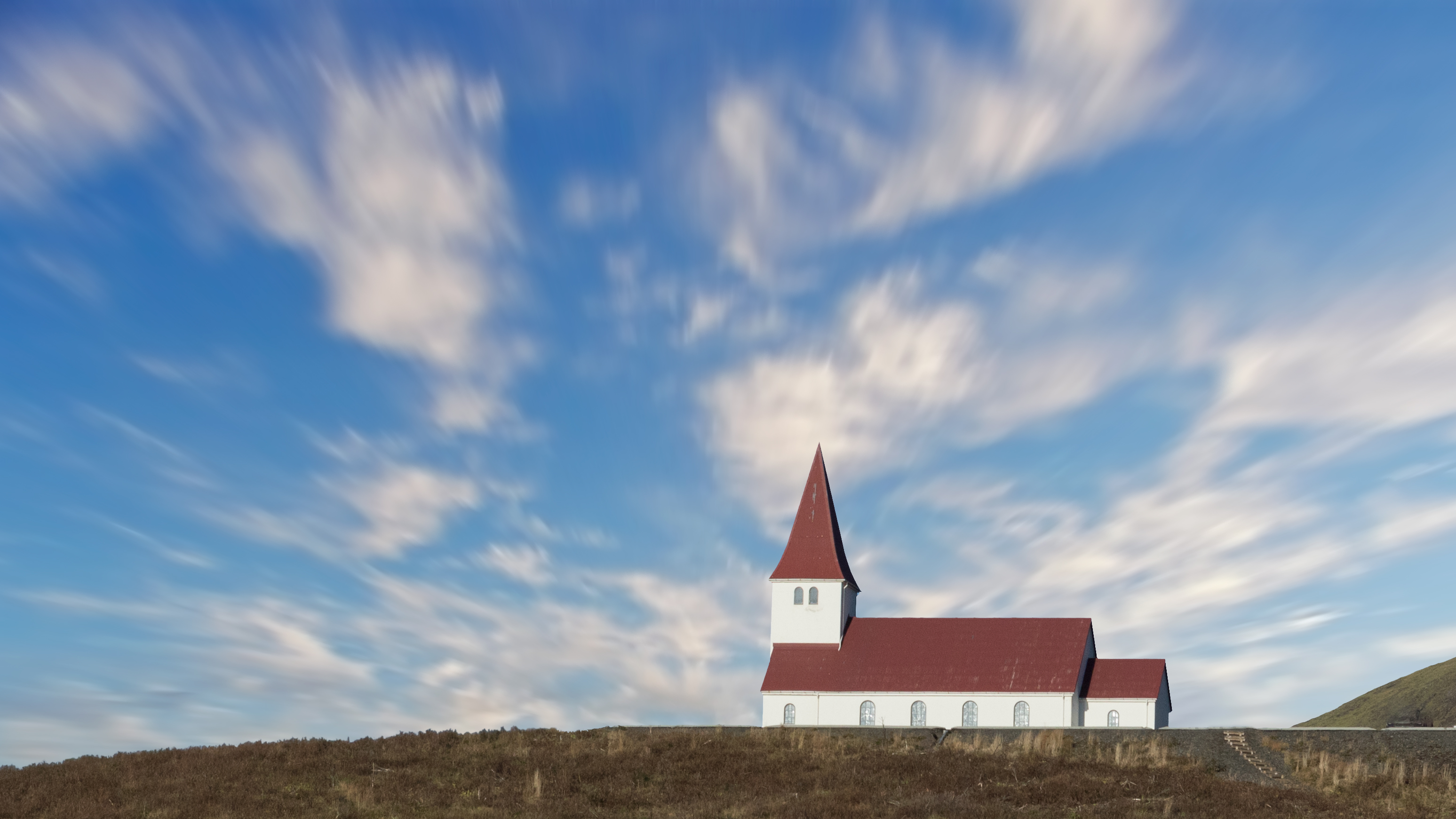 A small Luthern church in Vik, Iceland.